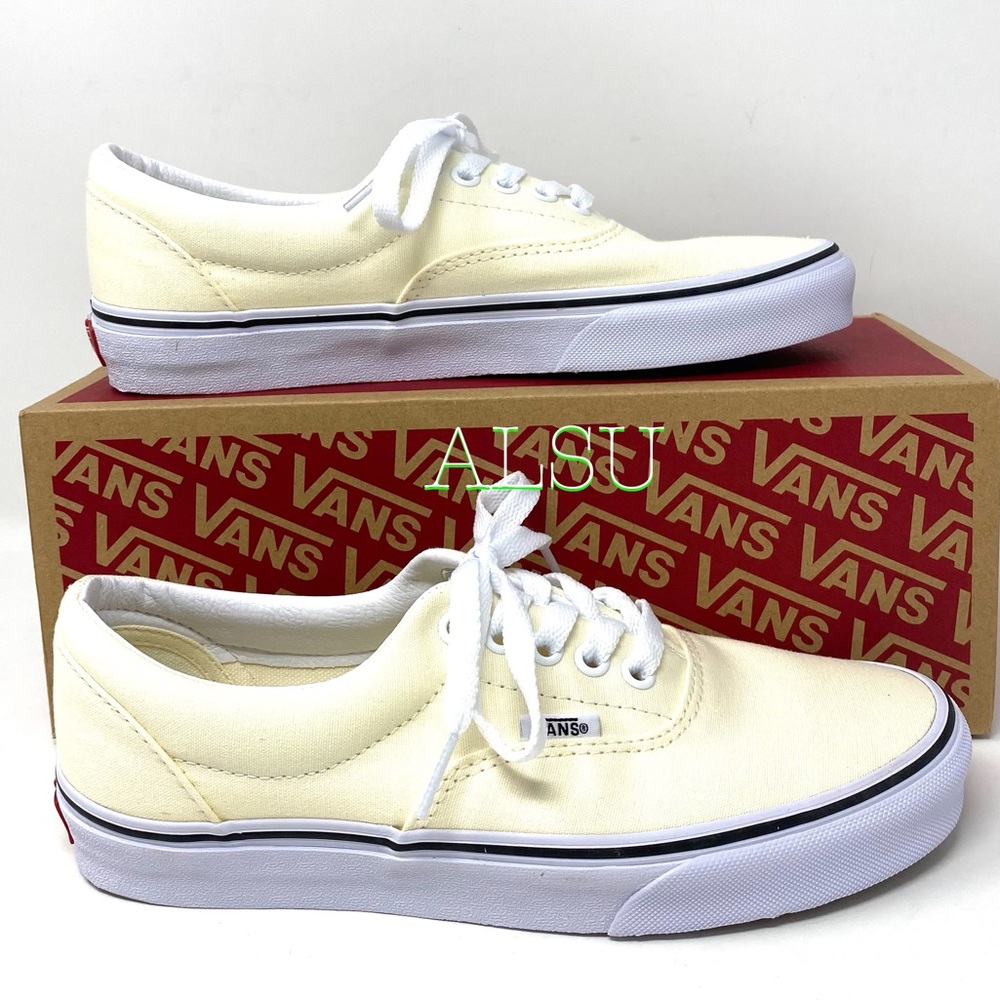 💖MEGA SALE💖 VANS Era Classic White Cream Women’s Canvas Size 6.5 VN0A4U39FRL - Picture 2 of 9